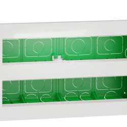Антибактеріальна установча коробка Schneider Electric NU171020 Unica System+ 2х5