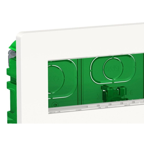 Антибактеріальна установча коробка Schneider Electric NU171820 Unica System+ 2х4
