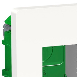 Вбудована коробка Schneider Electric NU172418 Unica System+ 2х2 (білий)