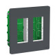 Встановлювальна коробка Schneider Electric NU172454 Unica System+ 2х2 (антрацит)