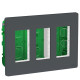 Встановлювальна коробка Schneider Electric NU173454 Unica System+ 3х2 (антрацит)