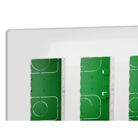 Встановлювальна коробка Schneider Electric NU174418 Unica System+ 4х2 (білий)
