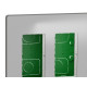 Встановлювальна коробка Schneider Electric NU174430 Unica System+ 4х2 (алюміній)