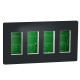 Встановлювальна коробка Schneider Electric NU174454 Unica System+ 4х2 (антрацит)