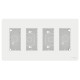 Накладна коробка Schneider Electric NU124418 Unica System+ 4х2 (білий)
