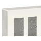 Накладна коробка Schneider Electric NU124418 Unica System+ 4х2 (білий)