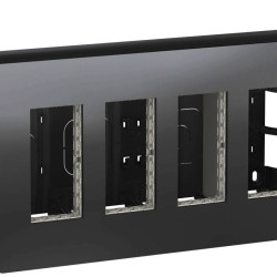 Накладна коробка Schneider Electric NU124454 Unica System+ 4х2 (антрацит)