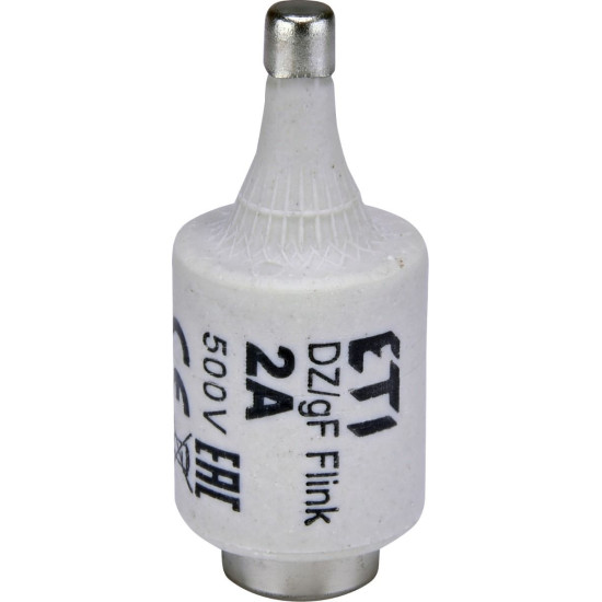 Запобіжник ETI 002312101 D II DZ 2A/500V