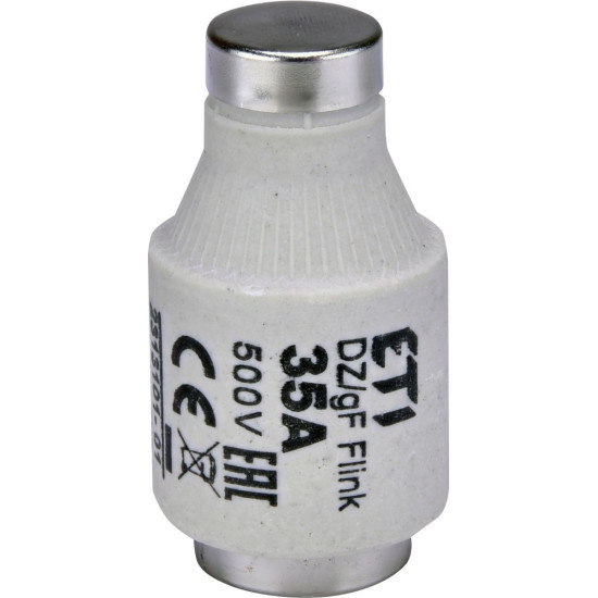 Запобіжник ETI 002313101 D III DZ 35A/500V