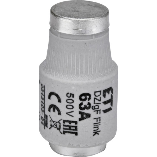 Запобіжник ETI 002313103 D III DZ 63A/500V