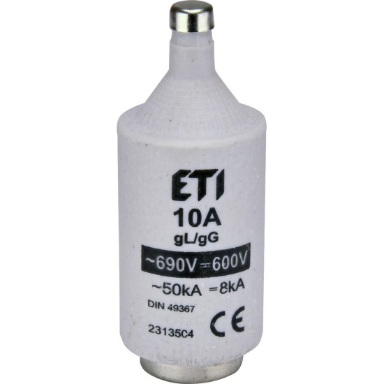 Запобіжник ETI 002313504 D III gG 10A/690V