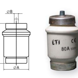 Запобіжник ETI 002314401 D IV gG 80A/500V