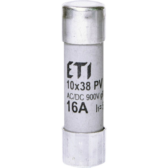 Запобіжник ETI 002625033 CH 10x38 gR-PV 16A 900V (50kA)