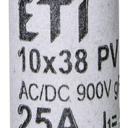 Запобіжник ETI 002625035 CH 10x38 gR-PV 25A 900V (50kA)