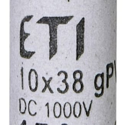 Запобіжник ETI 002625080 CH 10x38 gPV 15A 1000V (30kA)
