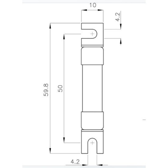 Запобіжник ETI 002625115 CH SU 10x38 gPV 2A 1000V (30kA)