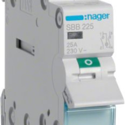 Вимикач навантаження Hager SBB225 2P 25А/230В з індикацією при вимкненні