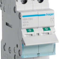 Вимикач навантаження Hager SBN290 2P 100А/400В
