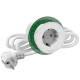 Розетковий блок Schneider Electric INS44000 1x(2К+З) (білий), що вбудовується в стіл.