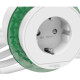 Розетковий блок Schneider Electric INS44000 1x(2К+З) (білий), що вбудовується в стіл.