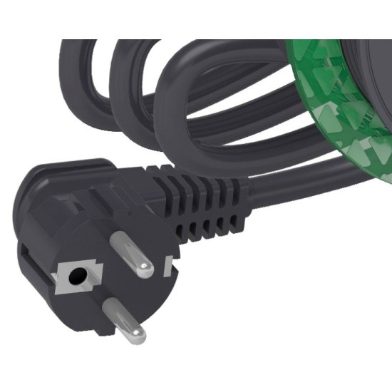 Розетковий блок Schneider Electric INS44001, що вбудовується в стіл, 1х(2К+З) (антрацит)