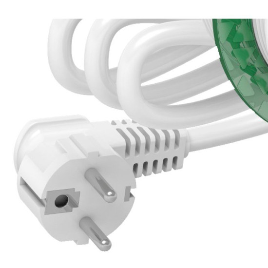 Розетковий блок Schneider Electric INS44004 (2К+З)+USB тип А (білий), що вбудовується в стіл.