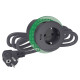 Розетковий блок Schneider Electric INS44005 (2К+З)+USB тип А (антрацит), що вбудовується в стіл.