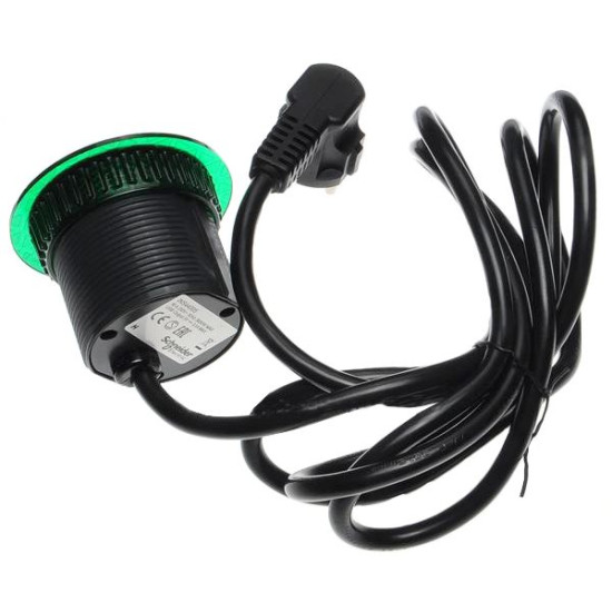 Розетковий блок Schneider Electric INS44005 (2К+З)+USB тип А (антрацит), що вбудовується в стіл.