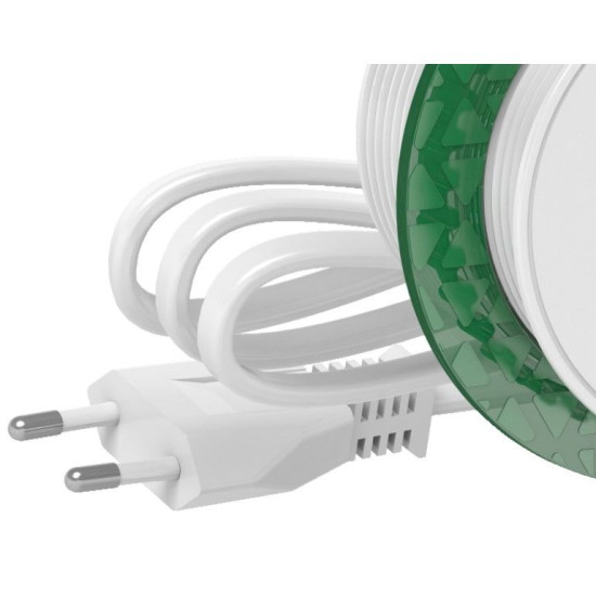 Розетковий блок Schneider Electric INS44008, що вбудовується в стіл, USB тип А+тип С (білий)