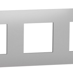 Трипостова рамка Schneider Electric NU200630 (алюміній)