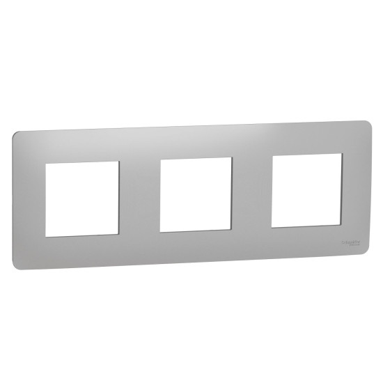 Трипостова рамка Schneider Electric NU200630 (алюміній)