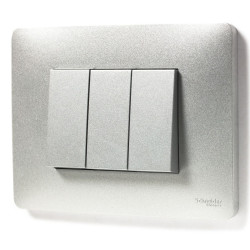 Рамка Schneider Electric NU210330 3М (алюміній)