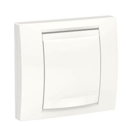 Однопостова рамка Schneider Electric NU044218 IP44 з кришкою (біла)