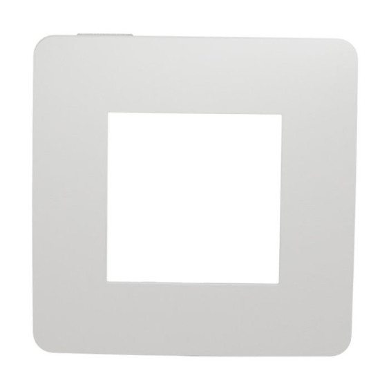 Однопостова рамка Schneider Electric NU280218 (білий/білий)