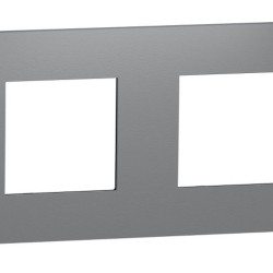 Чотирьохпостова рамка Schneider Electric NU280822 (димчасто-сірий/антрацит)