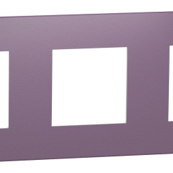 Трипостова рамка Schneider Electric NU280614 (фіолетовий/білий)