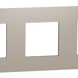 Трипостова рамка Schneider Electric NU280628 (пісочний/антрацит)