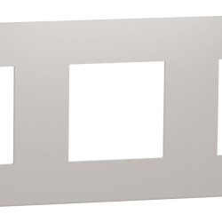 Трипостова рамка Schneider Electric NU280624 (шампань/білий)