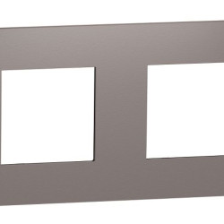 Чотирьохпостова рамка Schneider Electric NU280817 (шоколад/антрацит)