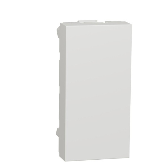 Заглушка Schneider Electric NU986518 для розетки 1М (біла)