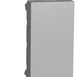 Заглушка Schneider Electric NU986530 для розетки 1М (алюміній)