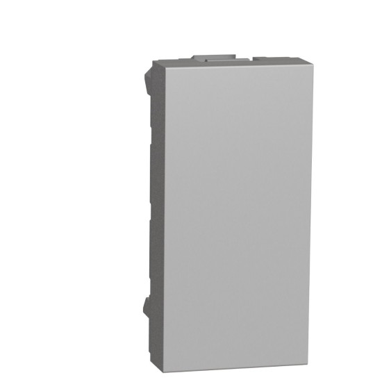 Заглушка Schneider Electric NU986530 для розетки 1М (алюміній)
