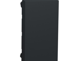 Заглушка Schneider Electric NU986554 для розетки 1М (антрацит)