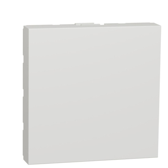 Заглушка Schneider Electric NU986618 для розетки 45х45 (біла)
