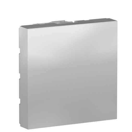 Заглушка Schneider Electric NU986630 для розетки 45х45 (алюміній)