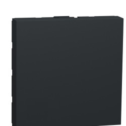 Заглушка Schneider Electric NU986654 для розетки 45х45 (антрацит)