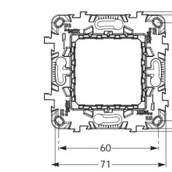 Супорт Schneider Electric NU7002 металевий 2М