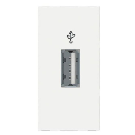 Розетка USB Schneider Electric NU342918 для передачі даних 1М (білий)