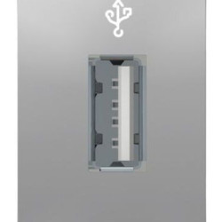 Розетка USB Schneider Electric NU342930 для передачі даних 1М (алюміній)