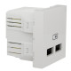 Подвійна USB розетка Schneider Electric NU341818 2.1А 2М (біла)
